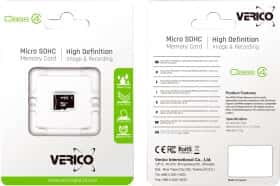 Карта памяти Verico ﻿Single Pack microSDHC 8 ГБ