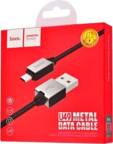Кабель Hoco U49 U49MICROBLACK USB - Micro USB 1,2 м