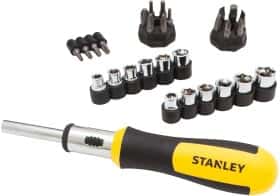 Отвертка реверсивная с набором бит Stanley 0-54-925