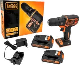 Шуруповерт BLACK+DECKER аккумуляторный BDCDC18B (2 аккумулятора + ЗУ)
