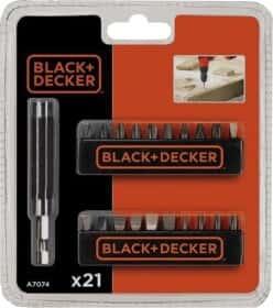 Набор бит с держателем BLACK+DECKER A7074 20 шт.