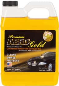 Автошампунь-поліроль концентрат ABRO Premium Gold з воском