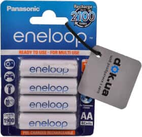 Аккумуляторная батарейка Panasonic Eneloop BK-3MCCE/4BE 1900 mAh 4 шт