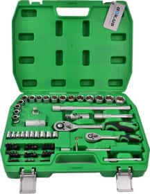 Набор бит и торцевых головок с трещоткой Intertool Expert ET-6072SP 60 шт.