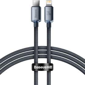 Кабель Baseus Crystal Shine Series CAJY000201 Apple Lightning - USB type-C 1,2 м