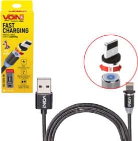 Кабель Voin MC-2301LBK USB - Apple Lightning 1 м