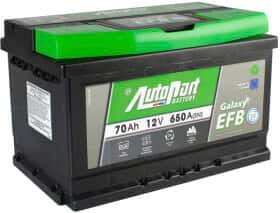 Аккумулятор AutoParts 6 CT-70-R Galaxy EFB ARL070EFB