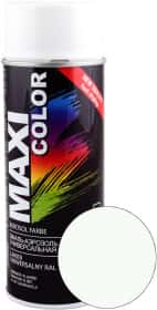 Аерозольна фарба Maxi Color Універсальна транспортна біла RAL 9016 глянсова 400 мл