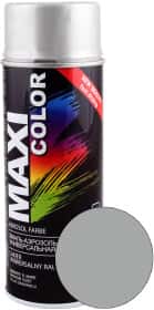 Аерозольна фарба Maxi Color Універсальна біло-алюмінієва RAL 9006 глянсова 400 мл