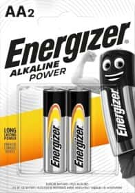 Батарейка Energizer Alkaline Power LR6AP AA (пальчиковая) 1,5 V 2 шт