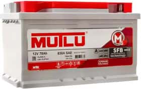 Аккумулятор Mutlu 6 CT-78-R S3 LB378078A