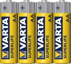 Батарейка Varta Superlife 2006101414 AA (пальчикова) 1,5 V 4 шт