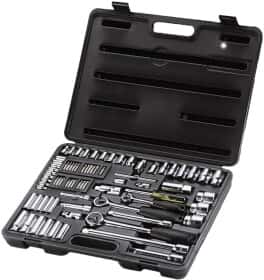 Набор торцевых головок и комплектующих Stanley 1-87-193 1/2", 3/8", 1/4" (75 пр.)