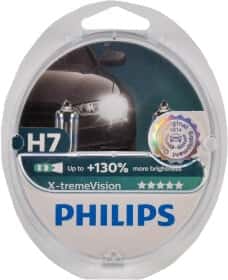 Автолампа Philips X-tremeVision H7 PX26d 55 W прозора 12972XVS2