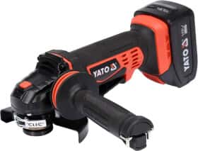 Болгарка акумуляторна Yato YT-82828 (2 акумулятори + ЗП) 125 мм
