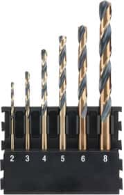 Набір свердл DeWALT спіральних по металу Black&Gold DT70828 2-8 мм 6 шт.