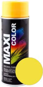 Аерозольна фарба Maxi Color цинково-жовта RAL 1018 термостійка 400 мл