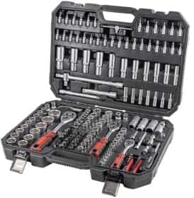Набір торцевих головок та компонентів Forcekraft FK-41723-5 1/2", 3/8", 1/4" (172 пр.)