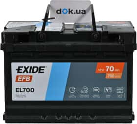 Аккумулятор Exide 6 CT-70-R EFB EL700