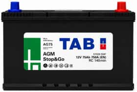 Аккумулятор TAB 6 CT-75-R Stop&Go AGM 213175