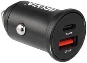 USB зарядка в авто Brevia ePower DualMetal 46248CAB