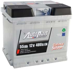 Аккумулятор AutoParts 6 CT-55-R Galaxy Silver ARL055S00