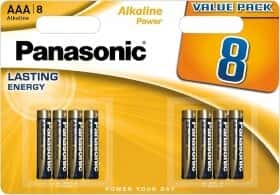 Батарейка Panasonic Alkaline Power LR03APB/8BW AAA (мизинчиковая) 1,5 V 8 шт