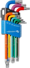 Набір ключів TORX Hoegert Technik HT1W817 T10-T50 9 шт