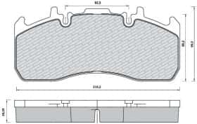 Гальмівні колодки Starline BD T023