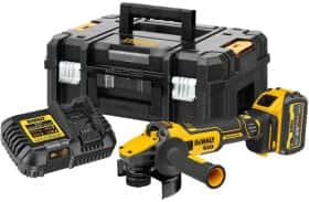 Болгарка акумуляторна DeWALT DCG409 (1 акумулятор + ЗП + чохол) 125 мм