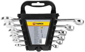 Набор ключей рожково-накидных Topex 35D397 8-17 мм 6 шт