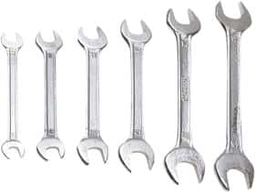 Набор ключей рожковых Top Tools 35D255 6-17 мм 6 шт