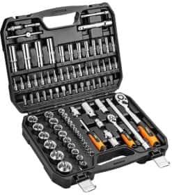 Набір торцевих головок та компонентів Neo Tools 08-664 1/2", 1/4" (86 пр.)