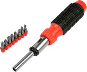 Викрутка реверсивна з набором бит Top Tools 39D181