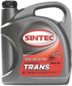 Трансмісійна олива Sintec ТМ5-18 GL-5 80W-90 мінеральна Трансмісійна олива Sintec ТМ5-18 GL-5 80W-90 мінеральна