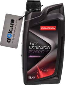 Трансмісійна олива Champion Life Extension GL-5 GL-4 75W-80 мінеральна