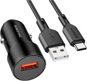 USB зарядка в авто Borofone BZ19ACB