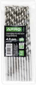 Сверло Apro спиральное по металлу 812006 4 мм