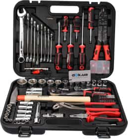 Набор инструментов Intertool Storm ET-8100 1/2", 1/4" 100 ед.