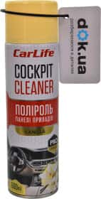 Поліроль для салону Carlife Cockpit Cleaner ваніль 500 мл