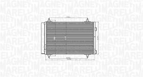Радиатор кондиционера Magneti Marelli 350203916000