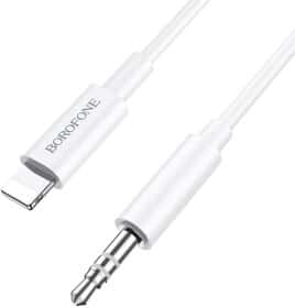 Кабель Borofone BL9 BL9W Apple Lightning - 3.5 (Male) 1 м