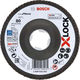 Круг зачистной Bosch X-Lock Best for Metal 2608619203 125 мм