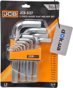 Набор ключей шестигранных JCB JCB-5137 2-19 мм 13 шт