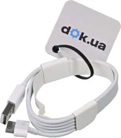 Кабель PowerPlant DV00DV4045 USB - Apple (широкий) 1 м