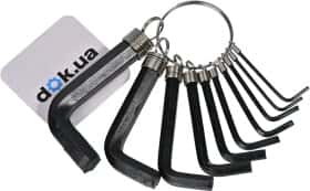 Набір ключів шестигранних MasterTool 75-0954 1,5-10 мм 10 шт