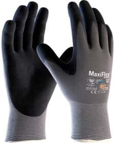 Рукавички робочі Atg MaxiFlex Ultimate нейлонові чорні з сірим