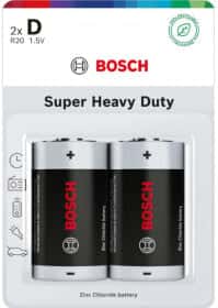 Батарейка Bosch Super Heavy Duty 8594162800353 D 1,5 V 2 шт