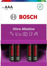 Батарейка Bosch Ultra Alkaline 8594162800087 AAA (мізинчикова) 1,5 V 4 шт