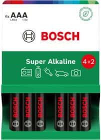 Батарейка Bosch Super Alkaline 8594162800179 AAA (мізинчикова) 1,5 V 6 шт
